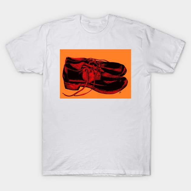 Red Clogs T-Shirt by inkle